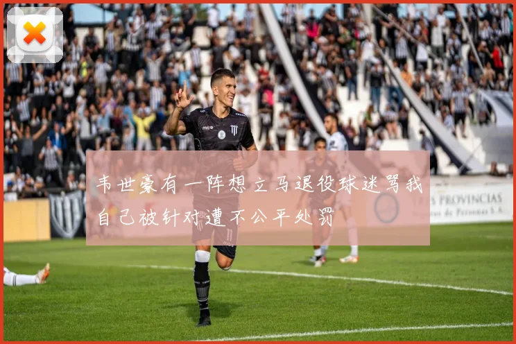 韦世豪有一阵想立马退役球迷骂我自己被针对遭不公平处罚